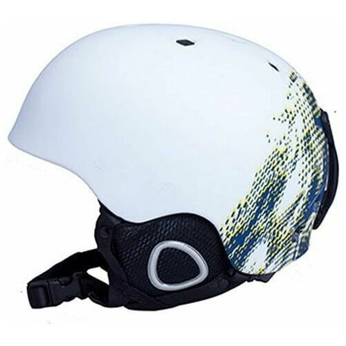 Шлем для Горных Лыж и Cноуборда MOON HELMET White Blue