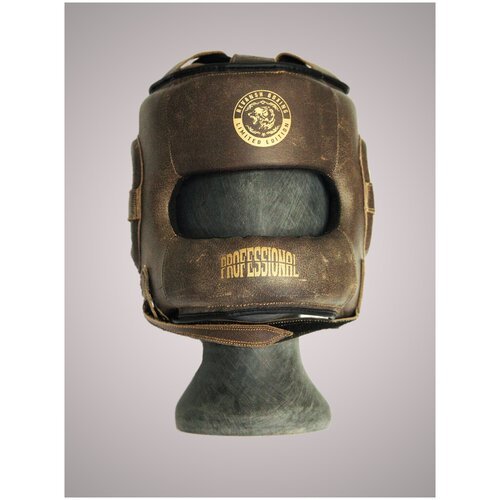 Боксерский Бамперный Шлем из натуральной кожи REVANSH PRO RETRO XL