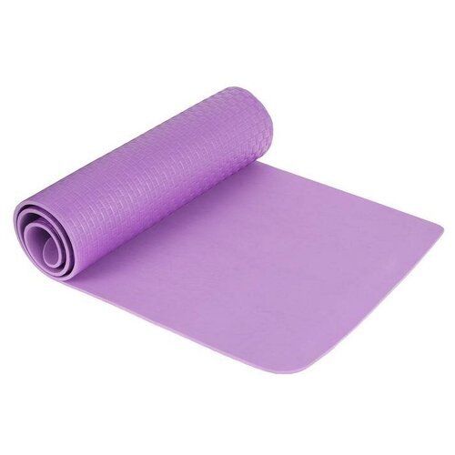 Коврик спортивный, Коврик для йоги 183 х 61 х 0,7 см, цвет фиолетовый