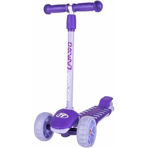 Самокат Tech Team 3-х колесный TT Lambo purple фиолетовый / самокат детский / трехколесный самокат