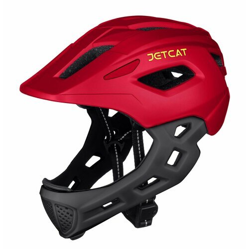 Шлем JETCAT - Start - Red/Black - размер 'S' (52-56см) защитный велосипедный велошлем детский