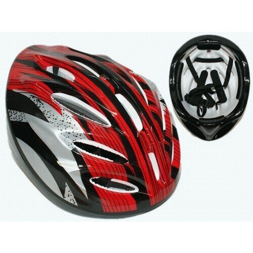 Защитный шлем для роллеров, велосипедистов. Материал: пластмасса, пенопласт. К-11-2)