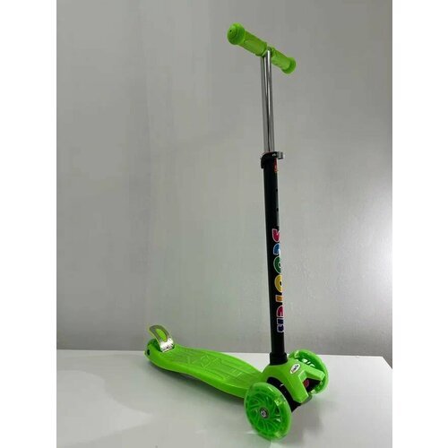 Самокат детский скутер макси, от 3 лет, зеленый