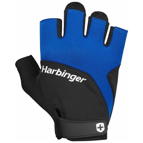 Фитнес перчатки Harbinger Training Grip 2.0, унисекс, синие, M