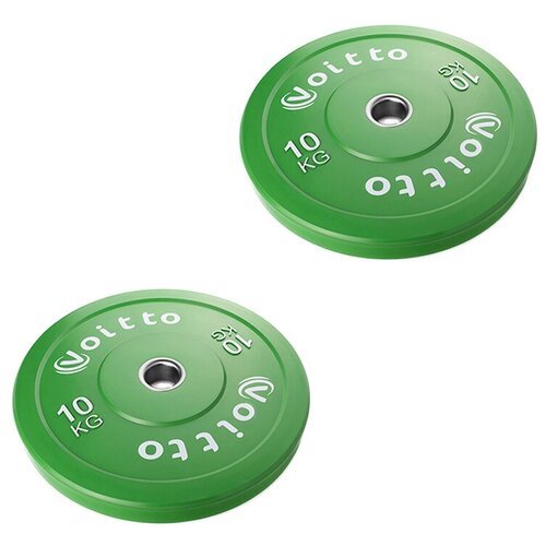 Набор цветных бамперных дисков Voitto 10 кг (2 шт) - d51