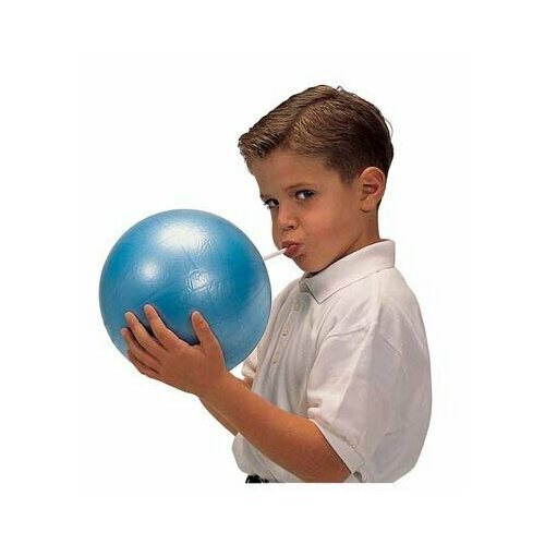 Мяч для дыхательной гимнастики 'Over Ball' голубой