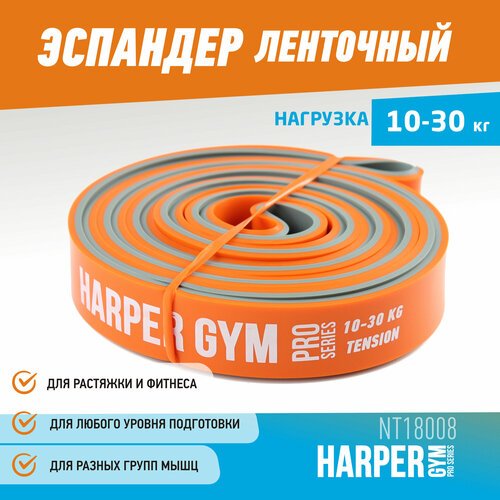 Эспандер для фитнеса замкнутый Harper Gym Pro Series NT18008 208х2,2х0,45 см (нагрузка 10-30 кг)