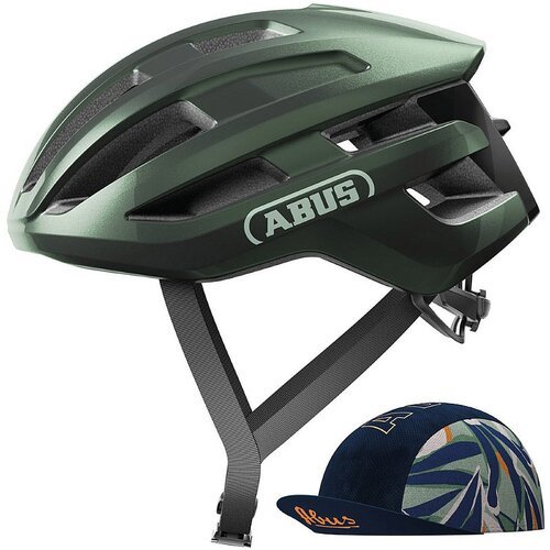 Шлем защитный ABUS, Powerdome Ace, 54-58, moss green