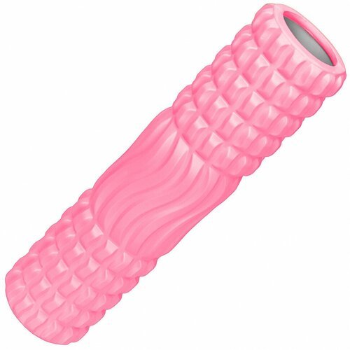 Ролик для йоги E40743 (розовый) 45х11см ЭВА/АБС