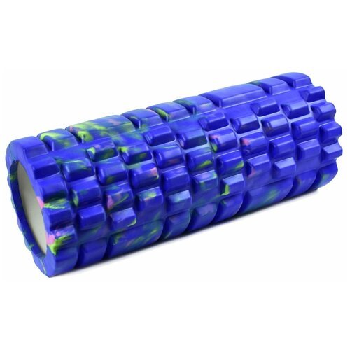 Валик для фитнеса Moderate 33 х 14 см multicolor синий МС-04