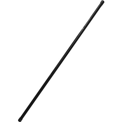 Гимнастическая палка алюминиевая черная 120 см D25мм