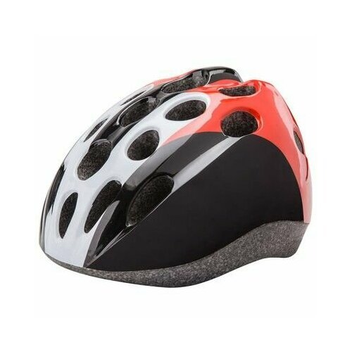 Шлем защитный HB5-3_b (out mold) черно-бело-красный (S)/600112