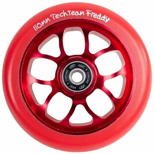 Колесо для самоката X-Treme 110*24мм, Freddy, red