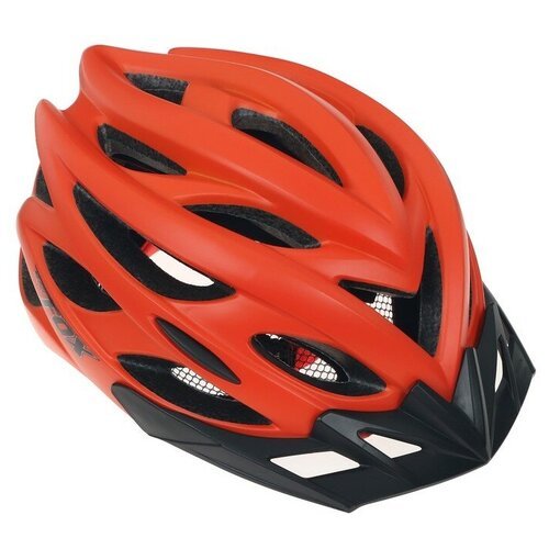 Шлем велосипедиста BATFOX, размер 56-59CM, J-792, цвет оранжевый 7101763