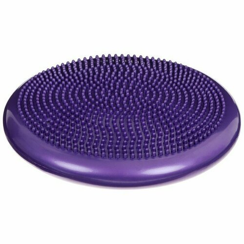 Подушка балансировочная ONLYTOP, массажная, d=35 см, цвет фиолетовый (комплект из 2 шт)