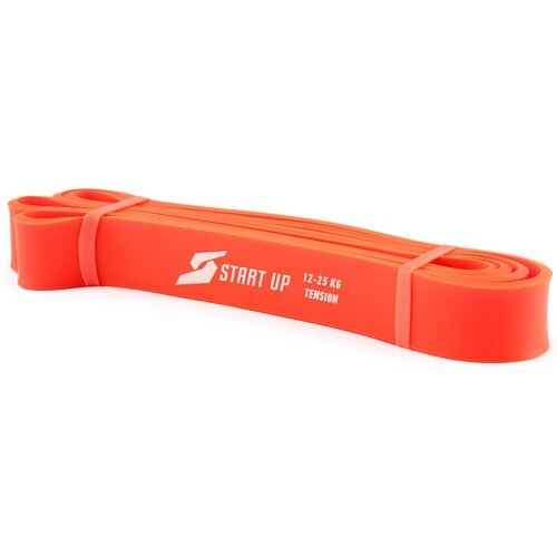 Эспандер для фитнеса замкнутый Start Up NY 208*2,9*0,45 см (нагрузка 12-25кг) orange