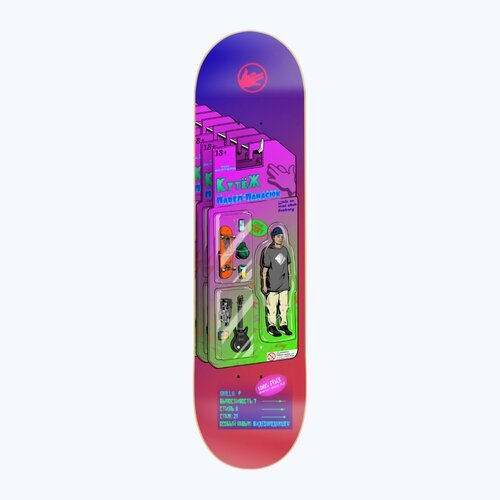 Дека для скейтборда Кутёж Panasyuk Pro S24 (8,5, Фиолетовый)