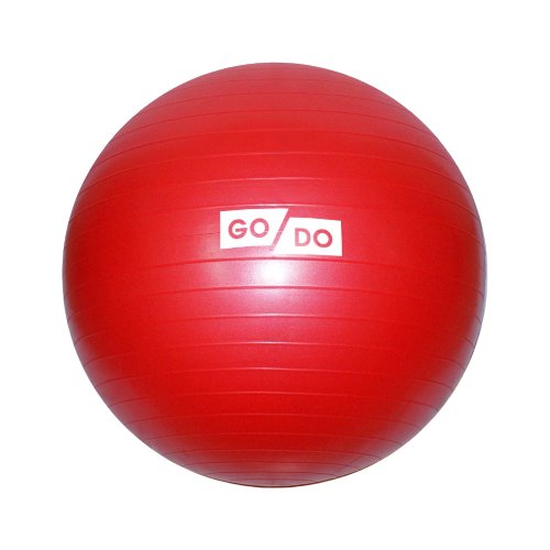 Мяч для фитнеса 'Anti-burst GYM BALL' матовый. Диаметр 75 см: FB-75 1050г (Красный).