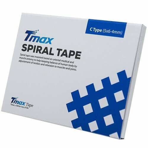 Кросс-тейп TMAX Spiral Tape Type C, 423730, 20 листов, телесный