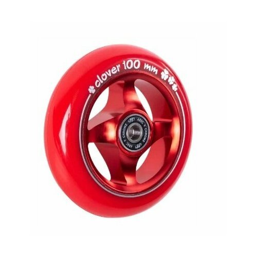 Колесо для самоката X-Treme 100*24мм Clover red