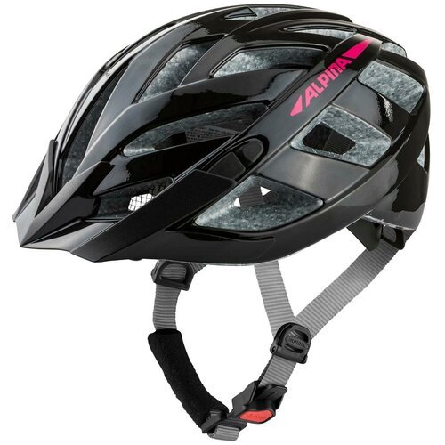 Шлем защитный ALPINA, Panoma 2.0, 56-59, Black/Pink Gloss