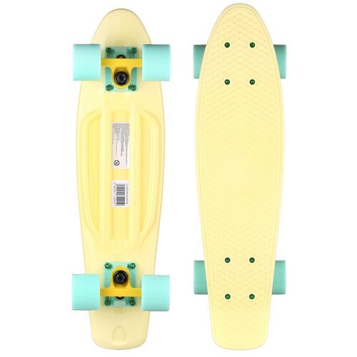 Пенни Борд Fish Skateboards 22' пастельно-желтый
