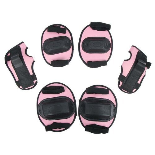 Защита роликовая OT-2011, размер S, цвет розовый