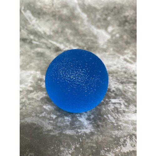 Кистевой эспандер жесткий диаметр 5 см синий мяч для тренировки кисти (шаровидной формы)Ортосила