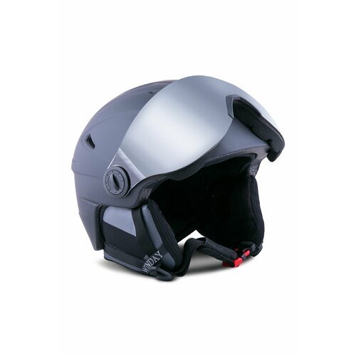Шлем защитный горнолыжный WinDay, черный, 60