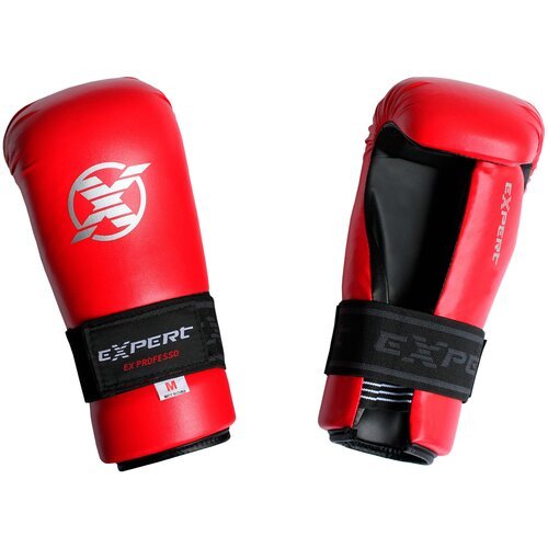 Защита кисти (перчатки) тхэквондо (ИТФ, ГТФ) FIGHT EXPERT красные XXS