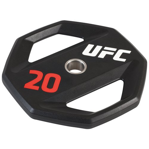 Диск UFC Premium Urethane Grip 20 кг черный