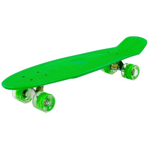 Детский скейтборд Полесье 89366, 26x7.3, зеленый