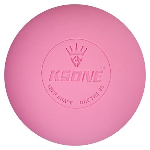 Мяч массажный ONLYTOP, силиконовый, d-6 см, 50 г, цвет серый 1 шт