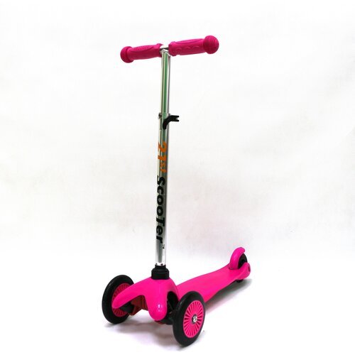 Самокат детский трёхколёсный 'SCOOTER' (розовый), с регулируемой ручкой, от 2 лет S00023