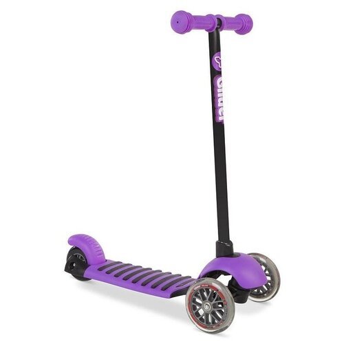 Детский 3-колесный самокат Yvolution Glider Deluxe, фиолетовый