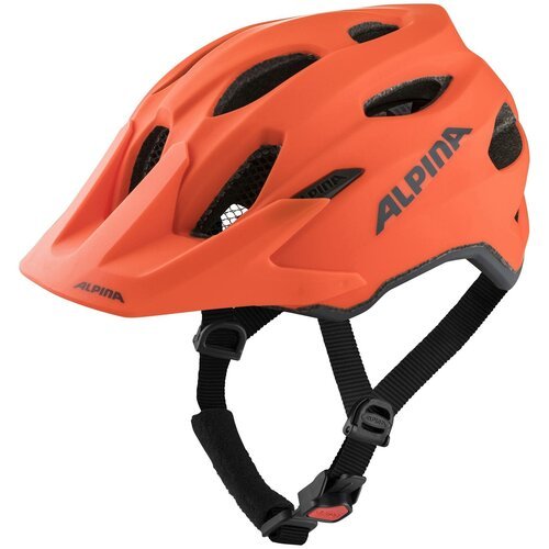 Шлем защитный ALPINA, Carapax Jr., 51-56, pumpkin orange matt