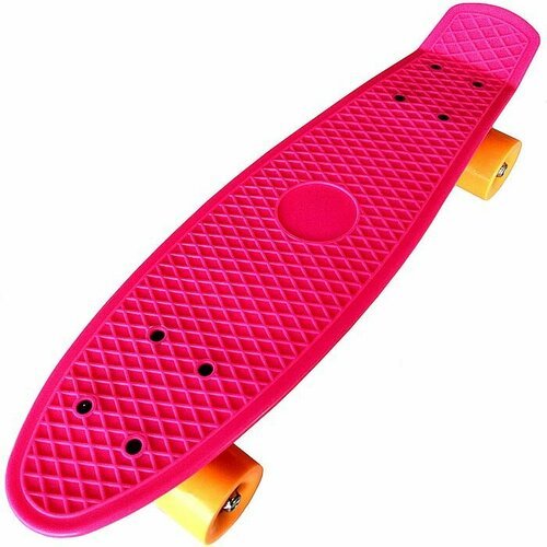 Пенни борд (скейт детский) SPORTEX SK20X (22' 56x15 см) (розовый)