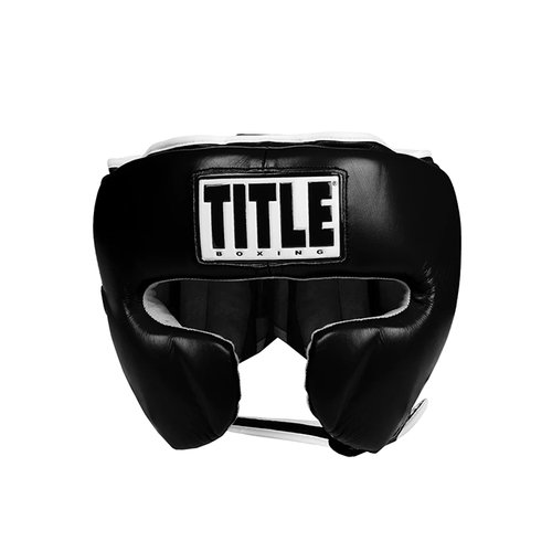 Боксерский шлем TITLE Boxing Sparring Headgear Black (M)