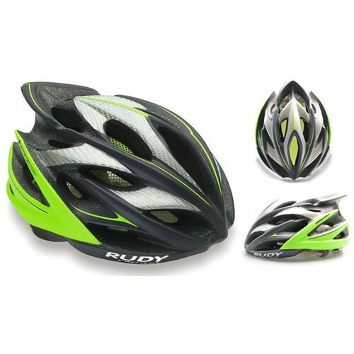 Шлем Rudy Project WINDMAX GRAPHITE-LIME FLUO MATT + 2 визора+чехол, велошлем, размер L
