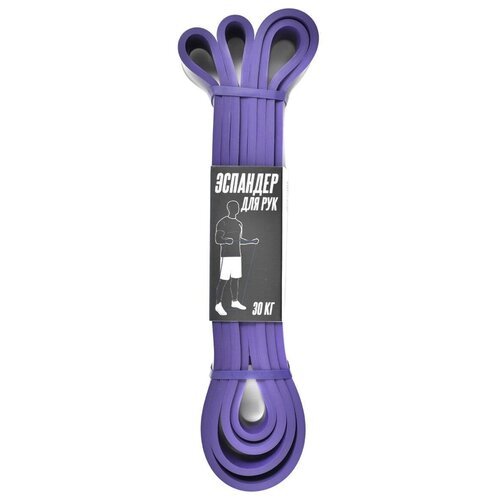 FitRule Резинка для фитнеса (эспандер) (1000см х 3,5см) Фиолетовая
