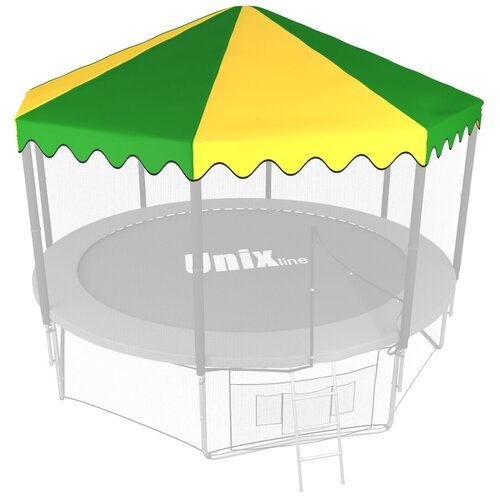Крыша для батута UNIX Line 12 ft Green/Yellow UNIXLINE