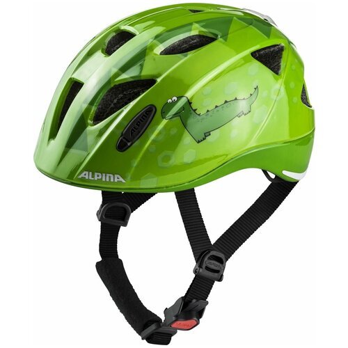Шлем защитный ALPINA, Ximo Flash, green dino