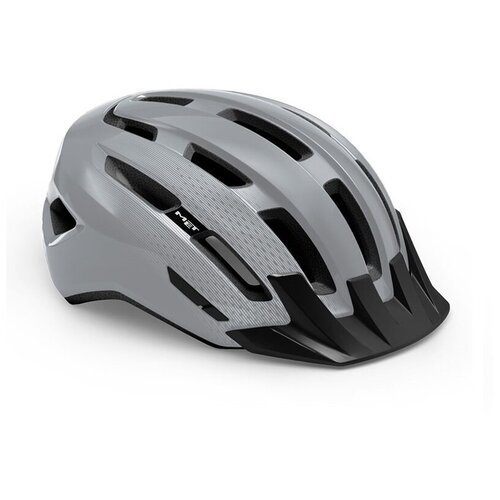 Велошлем Met Downtown Helmet (3HM131CE00) 2022, цвет Серый, размер шлема M/L (58-61 см)