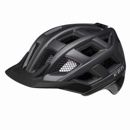 Шлем велосипедный взрослый мужской, женский, защитный велошлем KED Crom Black Matt черный, для самоката, роликов и скейтборда, размер L (57-62 см)