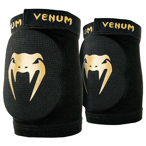 Налокотники Venum Kontact Elbow Protector Black/Gold (XL)