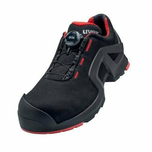 Защита ног UVEX Arbeitsschutz 65672 - Male - Adult - Safety shoes - Black - Red - ESD - S3 - SRC - Drawstring closure