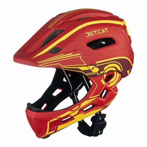 Шлем JETCAT - Start PRO - Iron MAN - размер 'S' (52-56см) защитный велосипедный велошлем детский