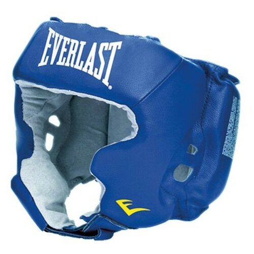 Шлем с защитой щек Everlast USA Boxing Cheek L синий