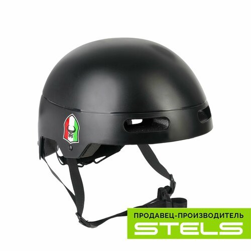 Шлем защитный для катания на велосипеде FSD-HL052 (in-mold) чёрный, размер L NEW (item:030)