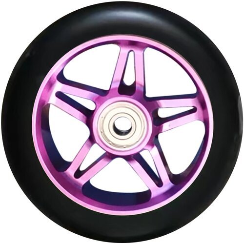 Колесо Yezz Колесо для трюкового самоката Yezz 110 мм 5/2S-5 спиц двойных фиолетовый